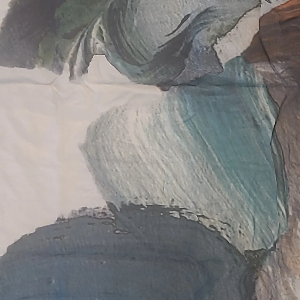 WEST ELM ARTISTS PALETTE BRUSHSTROKE PILLOW SHAM COVERS 1 STANDARD 1 KING